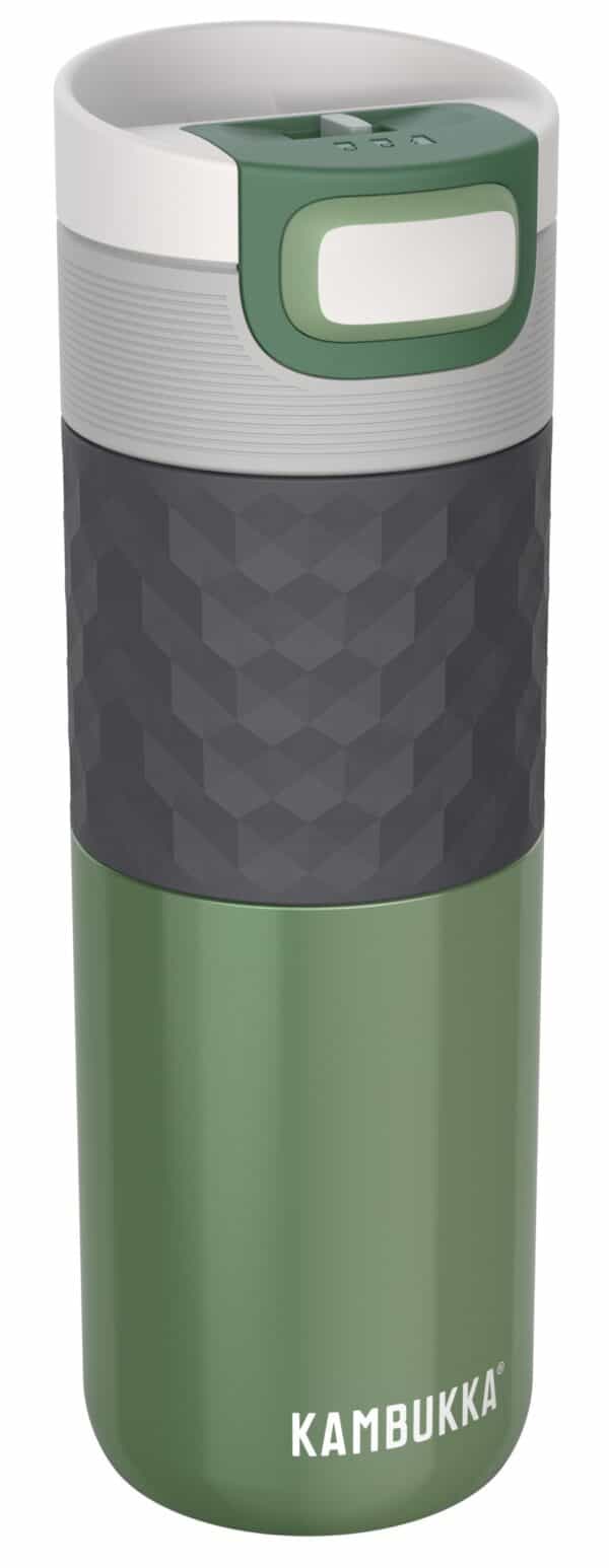 בקבוק שתיה תרמי ירוק 500 מ"ל Sea Green קמבוקה￼ Kambukka Etna Grip