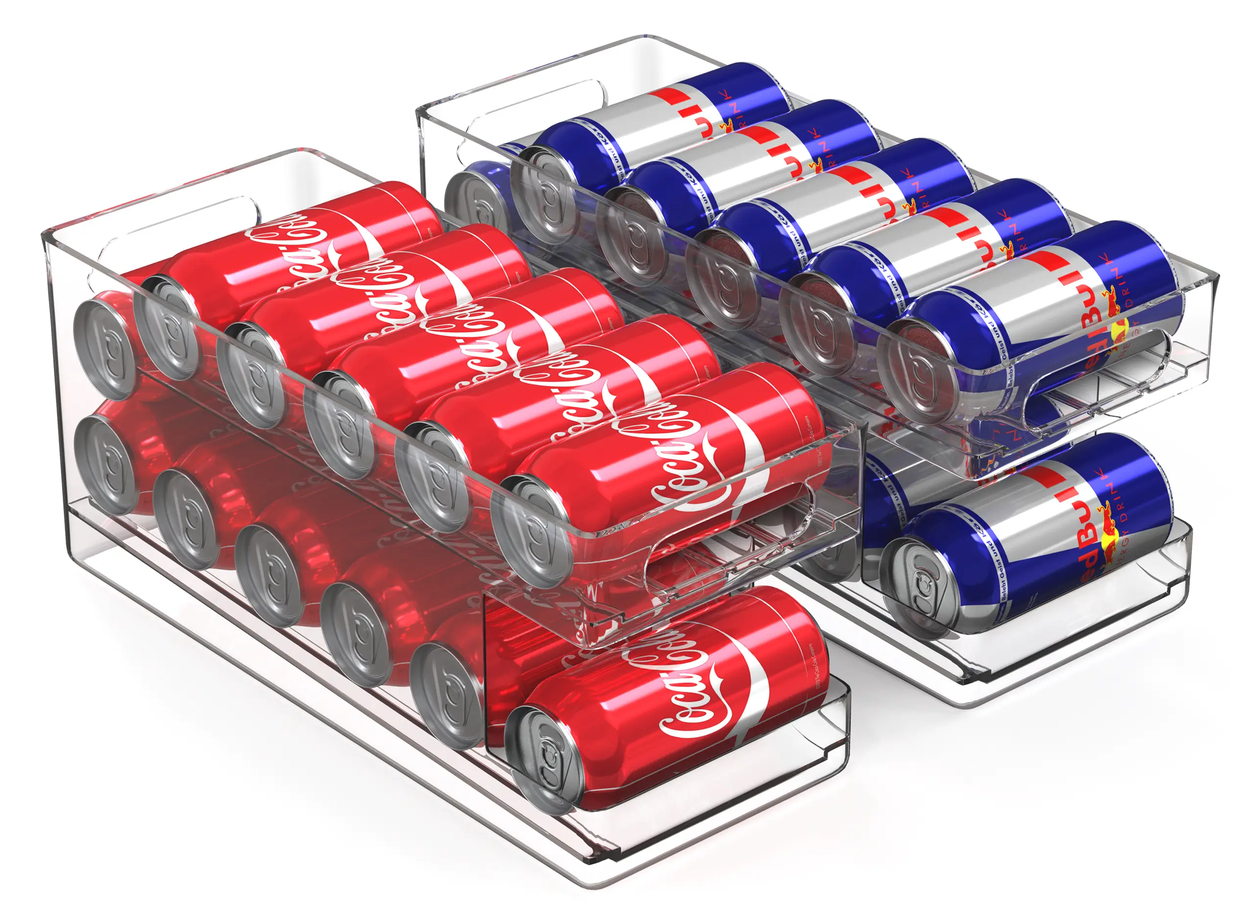 מתקן לאחסון פחיות שתייה למקרר Rolling Soda Can Dispenser – בסט דיל שופ Best Deal